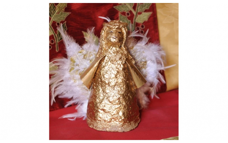 Angel Tree Topper Using CelluClay